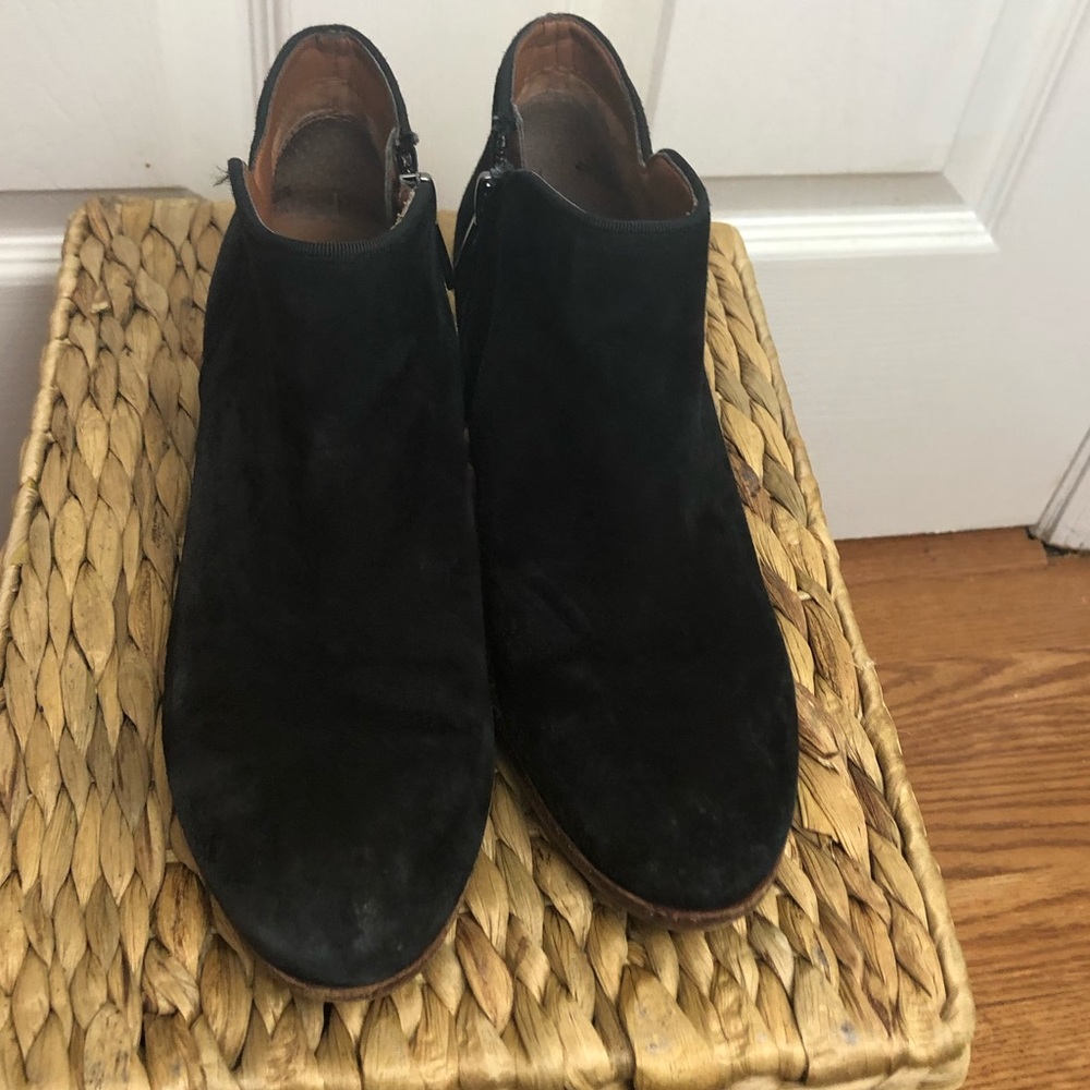 SAM EDELMAN | black suede ankle boots /booties - Picture 2 of 5